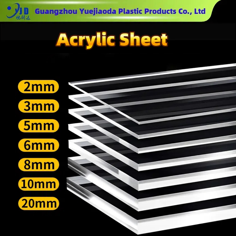 Transparent White Acrylic Organic Glass PMMA Acrylic Plastic Sheet Rod