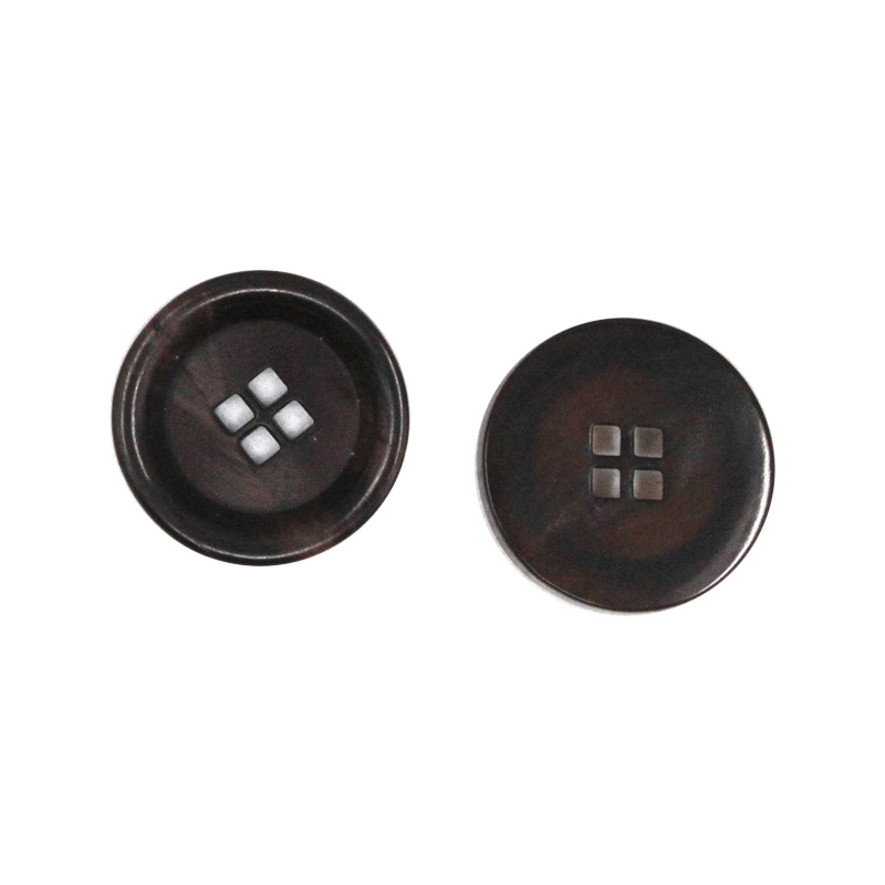 Пуговицы пластиковые под рог буйвола для одежды