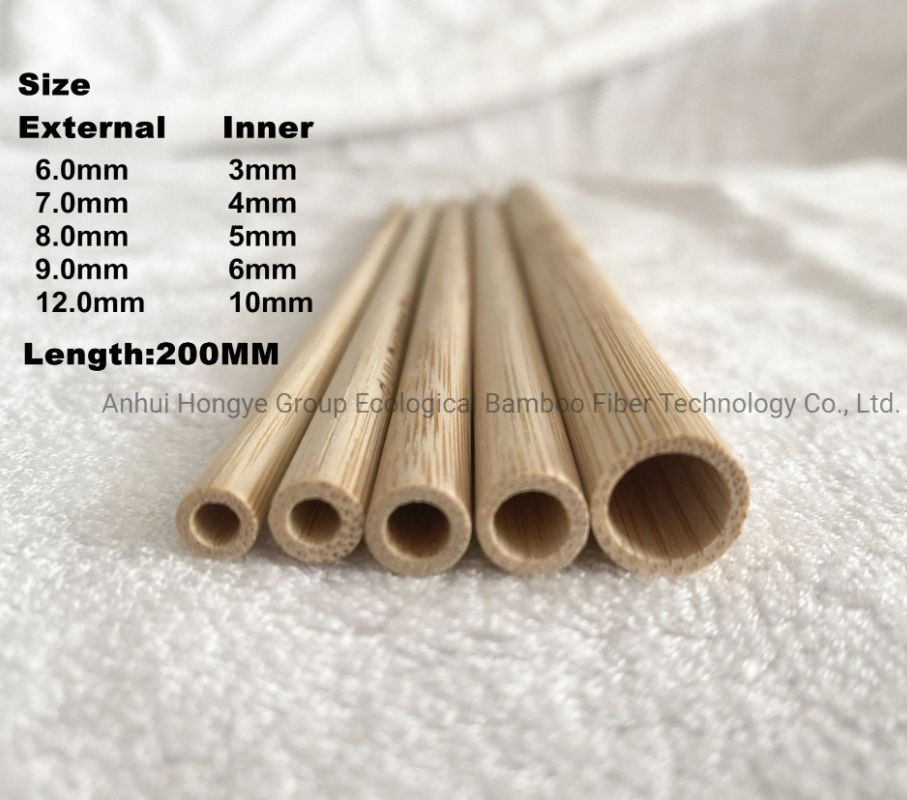 Biodegradable Eco Friendly Bamboo Straws 100%Natural Bamboo Fibre Straw