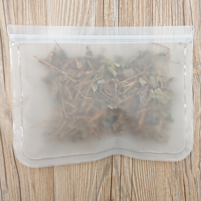 Manufacturer Wholesale Translucent Frosted PEVA Food Preservation Bag, Refrigerator Food Storage Preservation Bag, Self-Sealing Pocket