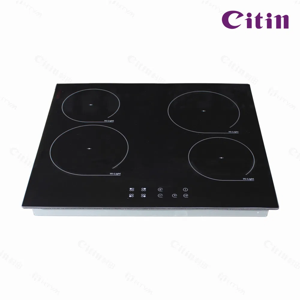 59cm Built-in Ceramic Stove with 4 Burners and Touch Control