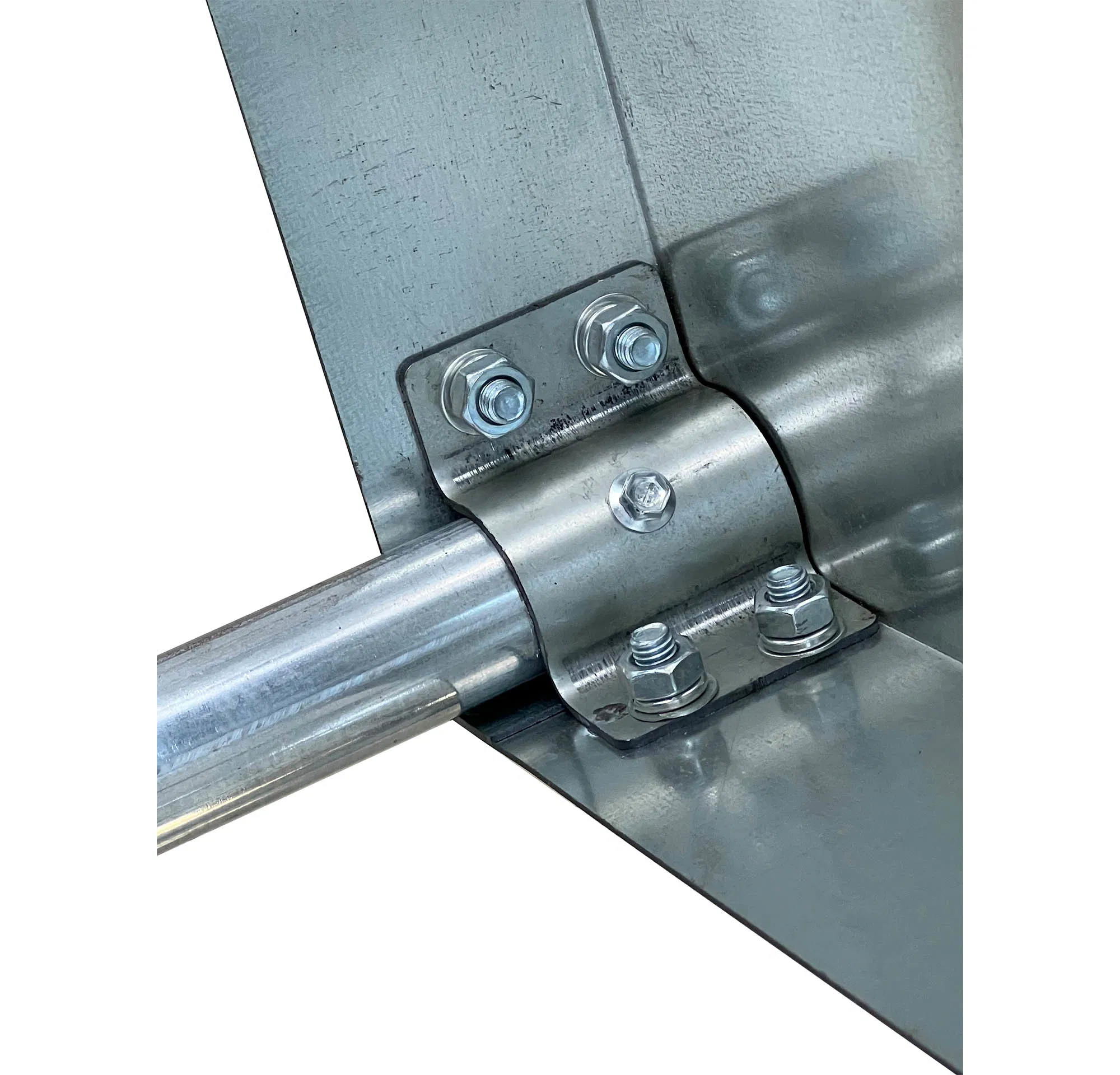 Elevated Galvanized Steel Stand for Water Heater with Cross-Brace Design