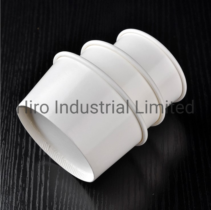 Custom Designed Colorful Run Recycle Disposable Paper Ice Cream Cup Paper Bucket