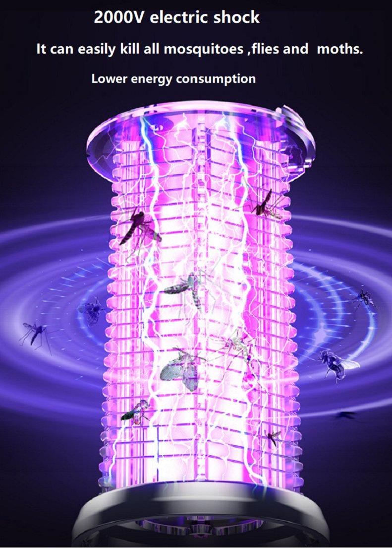 China Wholesale Camping Portable Killer Lamp Fly Insect Zapper Sos Emergency Light USB Rechargeable Electric Shock Mosquito Killer Lamp
