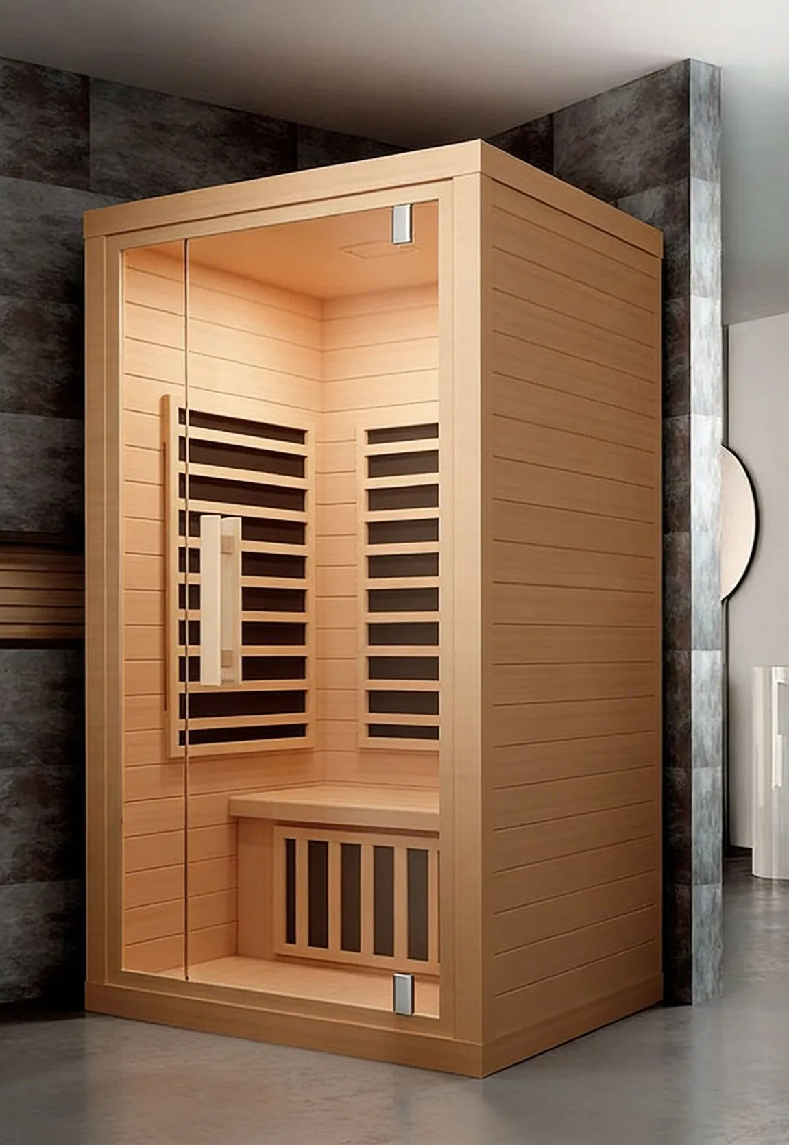 Инфракрасная сауна EV-004p из канадской тсуги на 2 персоны