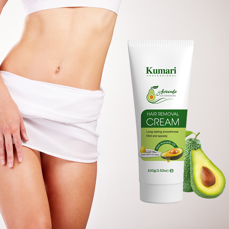 Hair Depilatory Hair Removal Cream for Body Bikini Sensitive Area with Avocado Oil and Herbal Extacts