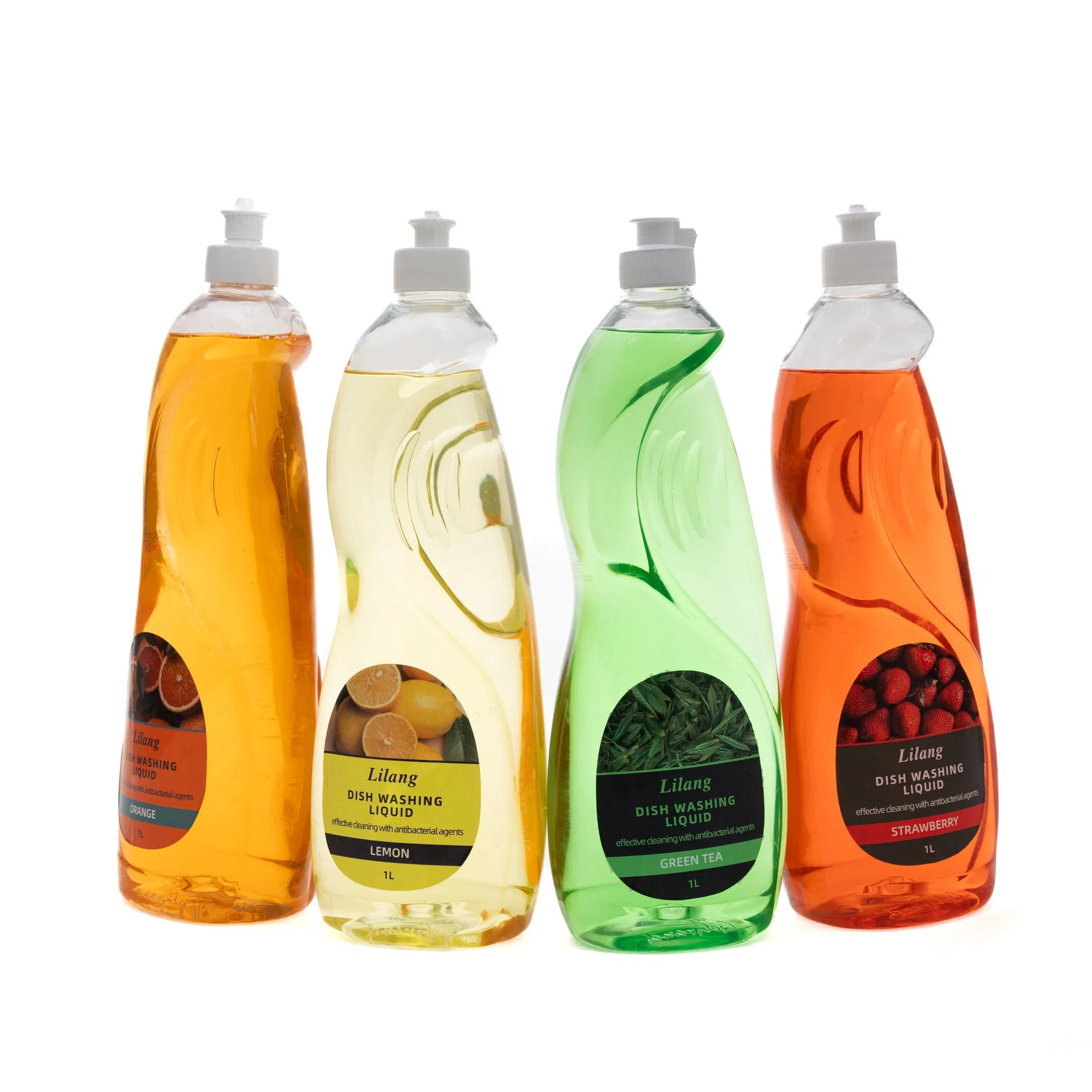 Fresh Flower Scented Dishwashing Liquid Leaves Pleasant Aroma on Hands and Dishes After Washing