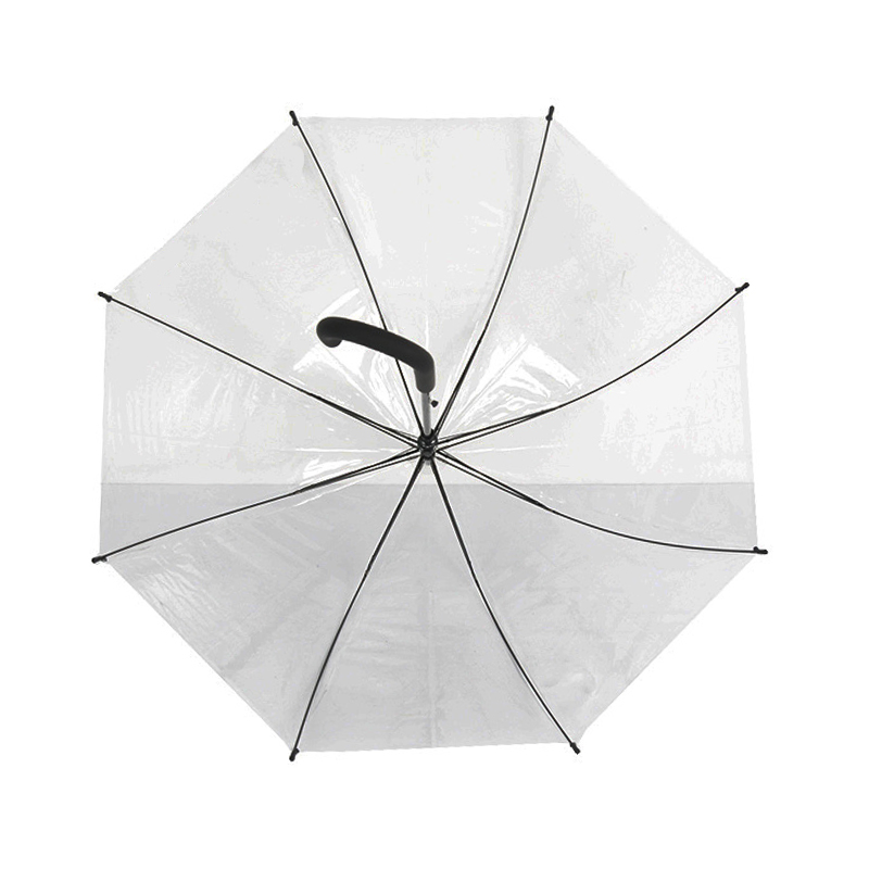 Wholesale Cheap Small Promotional 21 Inch Metal Frame Dome Shape Bubble Clear Custom Printed Logo Lady Transparent Umbrella