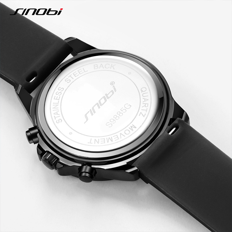 Hot Brand Sinobo S9885g Neutral Waterproof Calendar Men's Multi Functional Quartz Watch