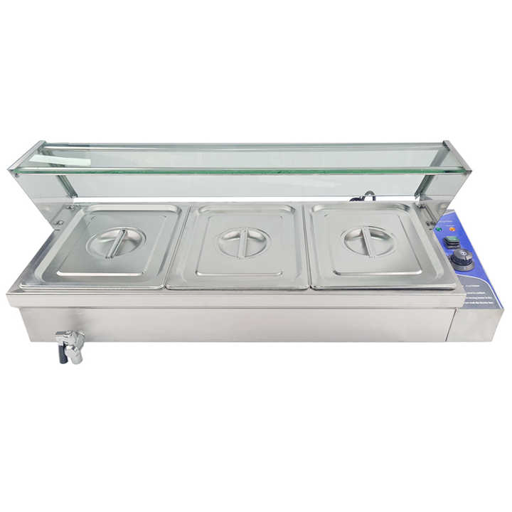 User-Friendly Commercial Food Warmer Countertop Electric Soup Bain Marie