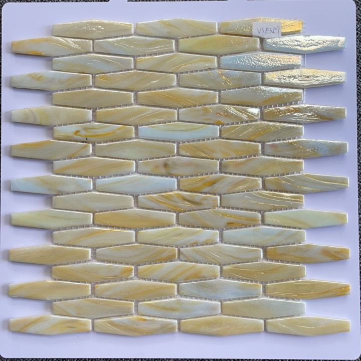 Глянцевая мозаика из стекла для пола и стен