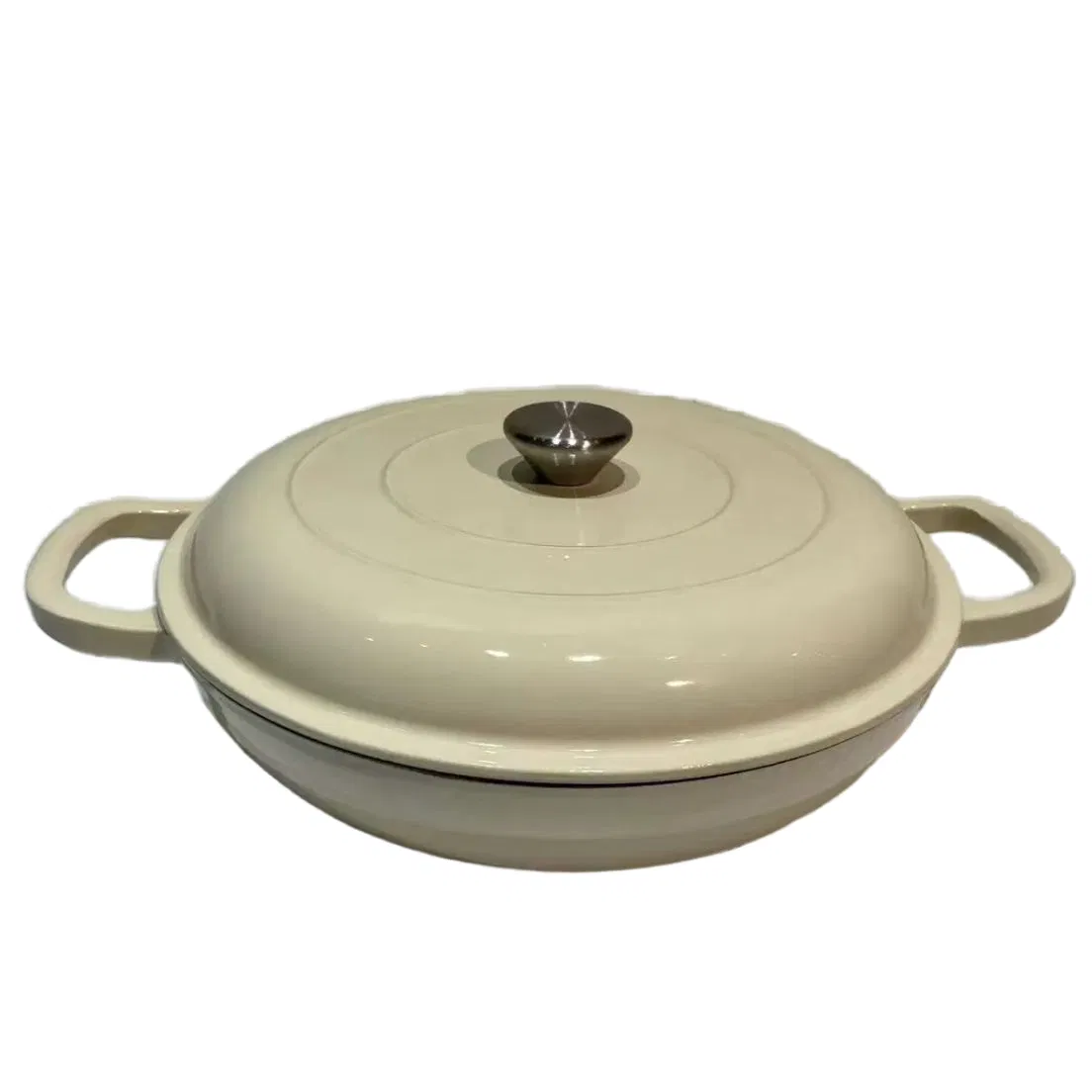 Чугунная эмалированная жаровня 3.8 л для стола