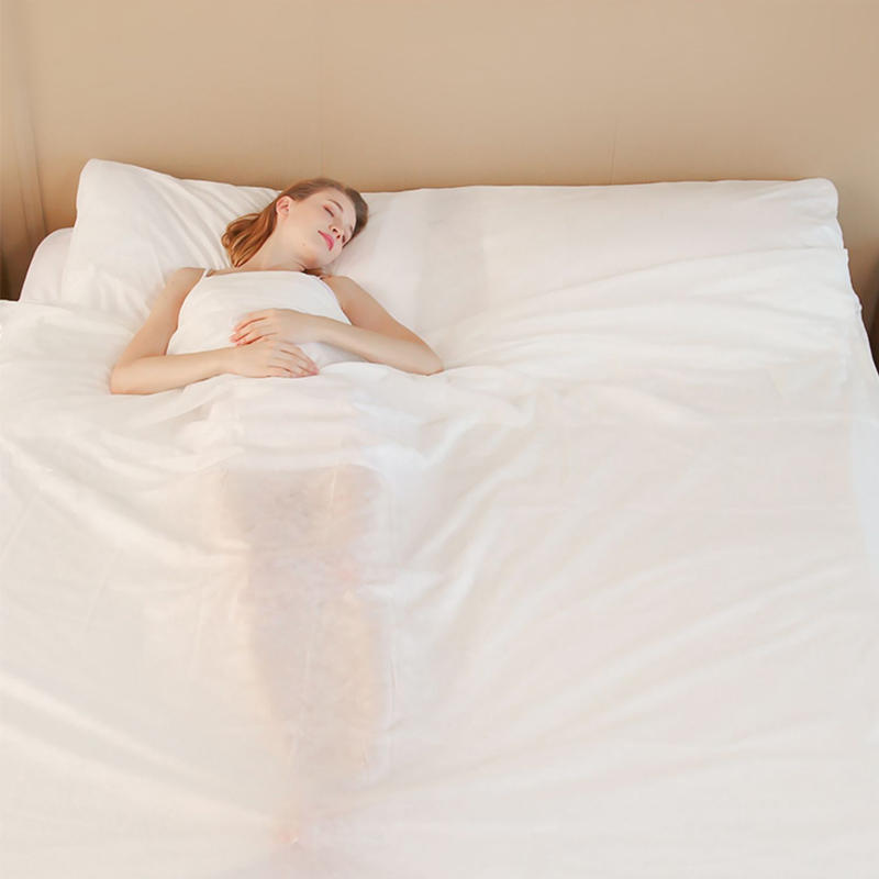 Portable and Comfortable Disposable Nonwoven Travel Sleep Sack Sleeping Bag