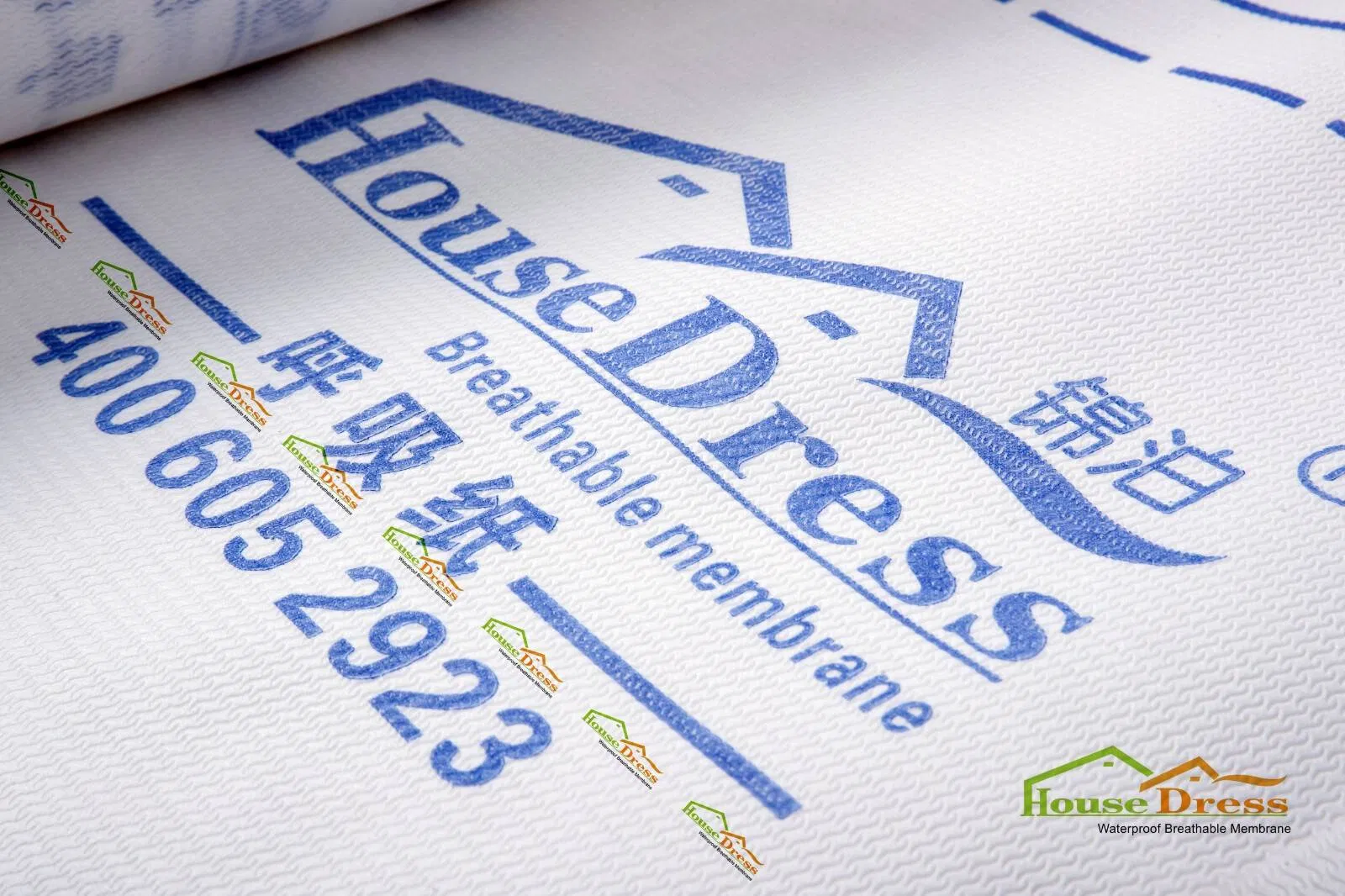 Waterproof High Permeability Felt Roof Felt Underlayment House Wrap