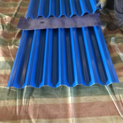 Factory Supply PPGI/PPGL Prefab House Color Coated Zinc Galvanized Corrugated Steel Sheets Roofing Tile