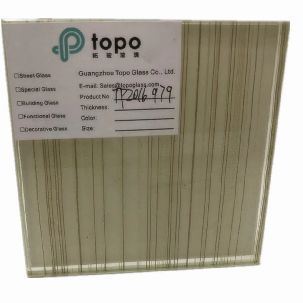 Top Quality Guangzhou Laminated Wire Glass (PLW-TP)