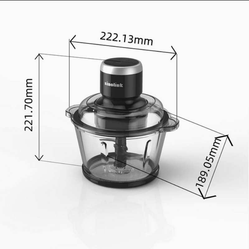 User Centric Design Electric Mincing Machine with Dual Speeds and Easy Assembly for Daily Use