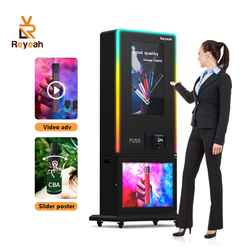 32 Inch LCD Touch Screen OEM ID Card Reader Tabacco Cigarette Vapes Vending Machine with Age Verification