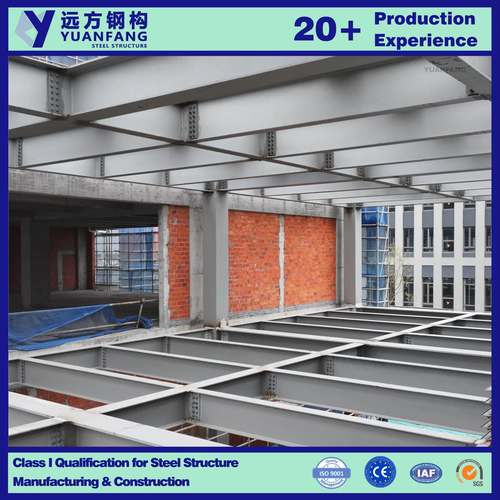 Light Weight Large Scale Steel Structure Linking Corridor for Warehouse