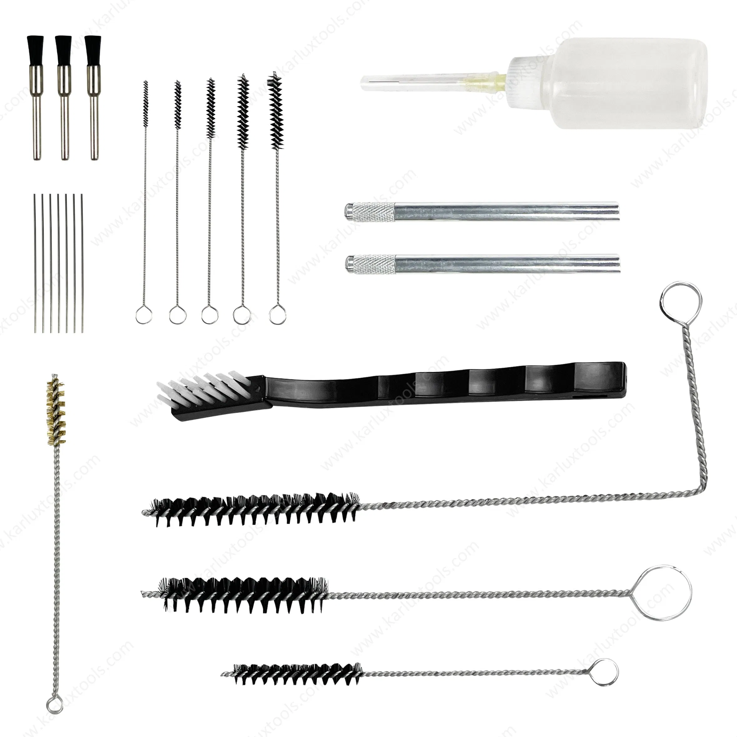 Wholesale 22 PC Versatile Mechanical Brush Cleaning Brush Spray Gun Cleaning Kit for Painting Gun