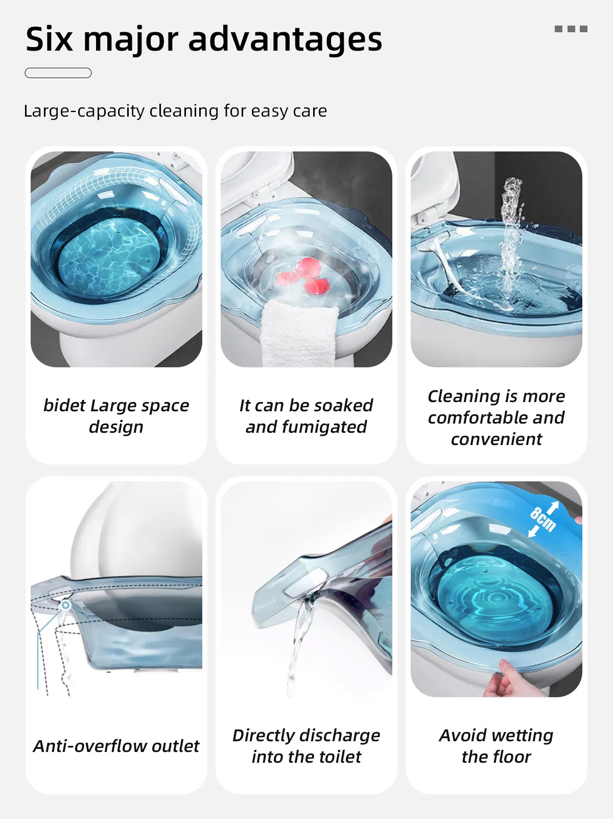 Портативный биде для женщин, пластиковый