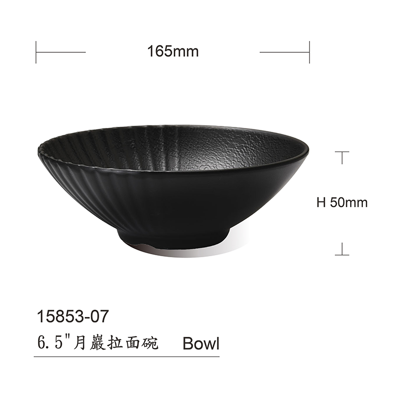 Wide Mouth Melamine Noodle Bowl Japanese Ramen Bowl New Design Melamine Bowl