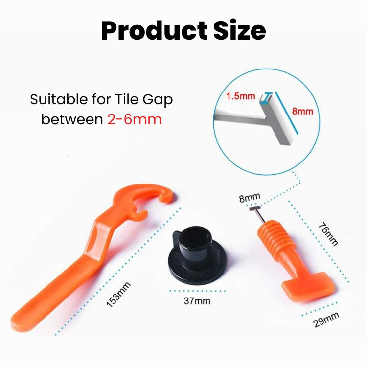 Factory Wholesale Tiling Construction Tools Wall Flooring Reusable Tile Leveling System