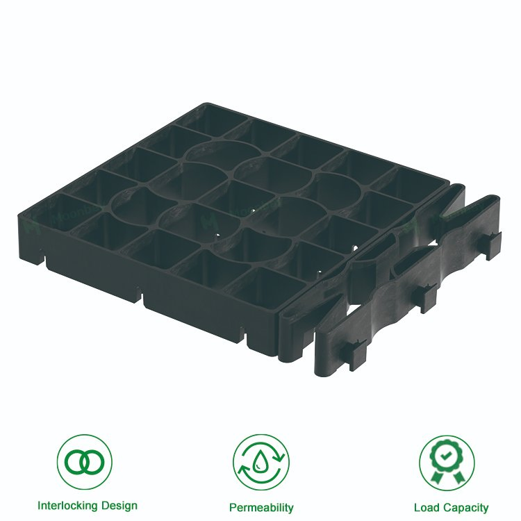 33cm*33cm*5cm HDPE Geocell Mud Control Grid Erosion Control Mud Control Mat Horse