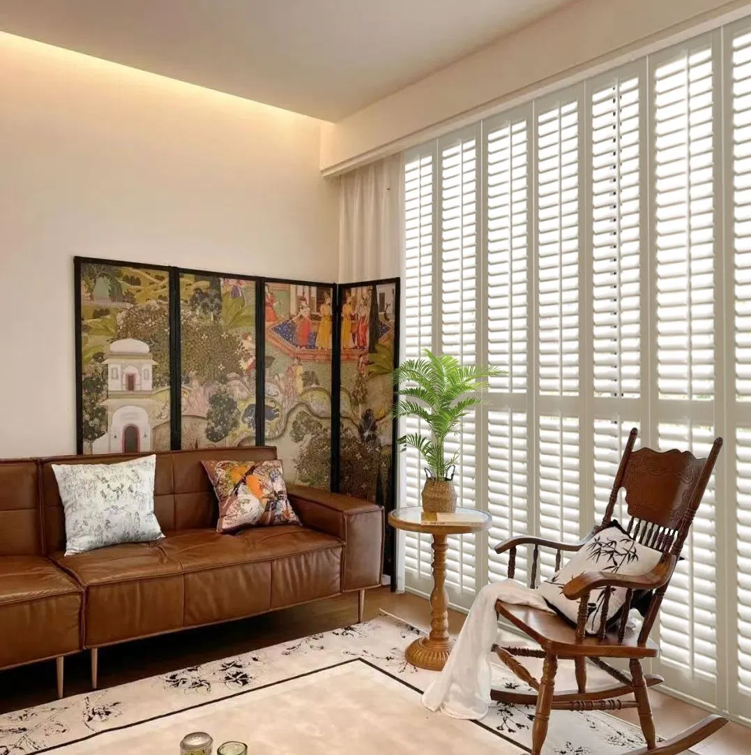 Wholesale Wood/PVC Window Shutter for Bedroom and Living Room