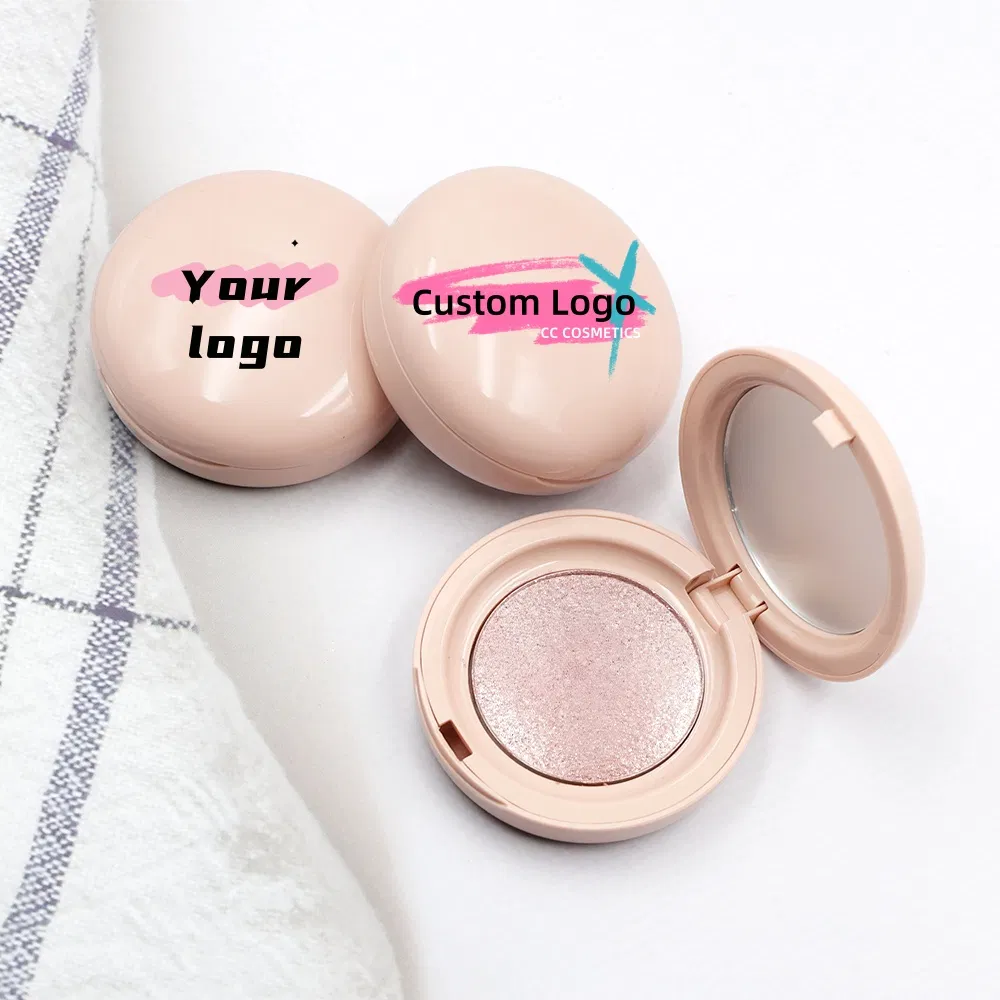 Customized High-Shine Pressed Powder Custom Logo Long Lasting Highlighter Powder