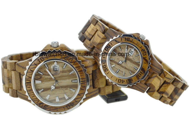 Custom Made Fashion Pair Wooden Watches for Lover