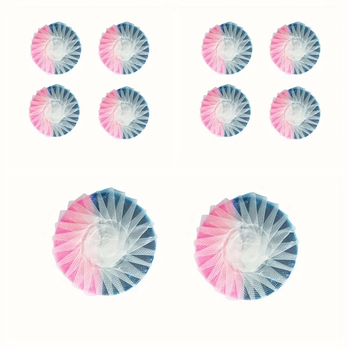 Bubble Pink Blue Two-Color Toilet Cleaner