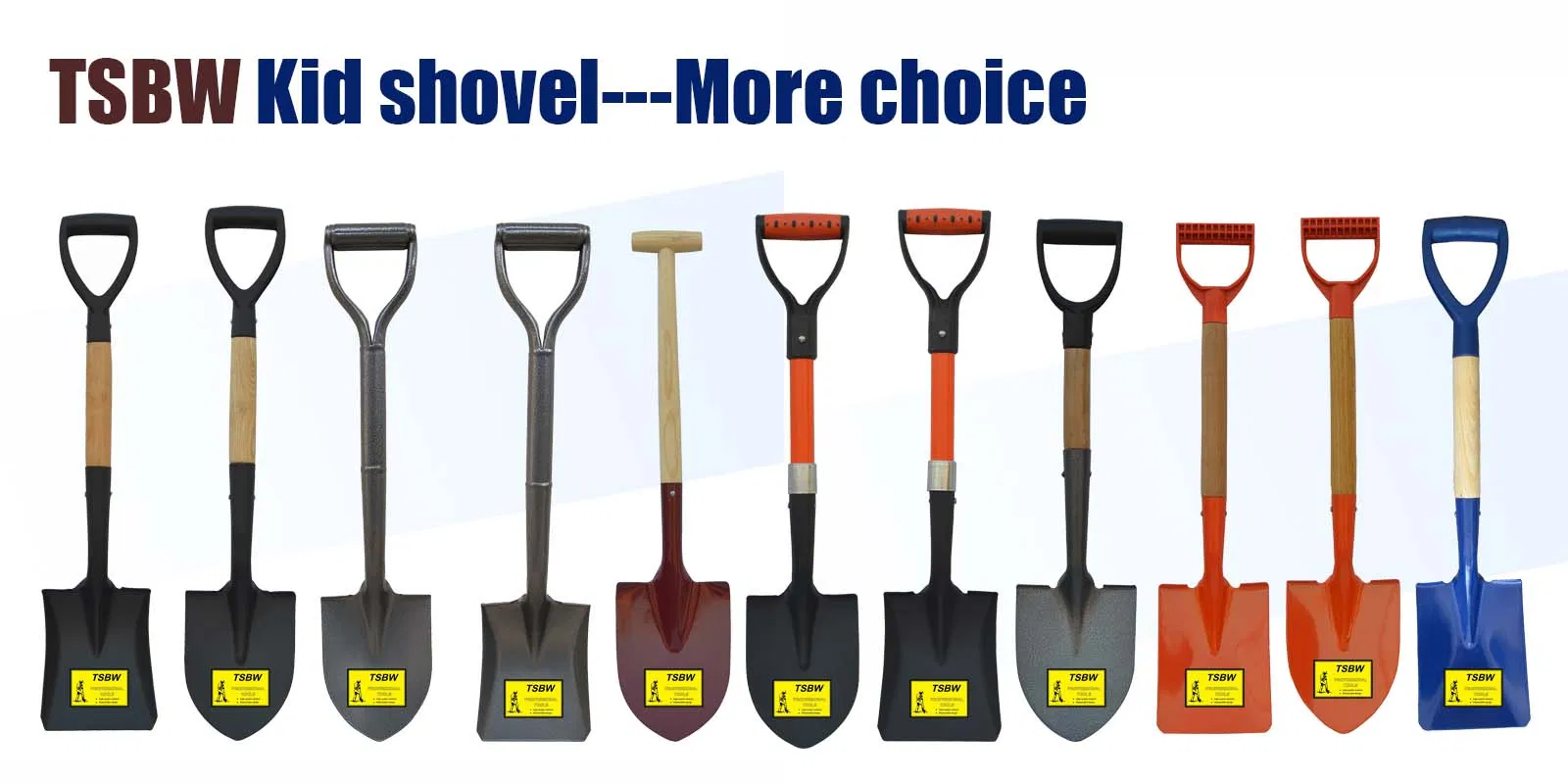 Square Mouth Steel Short Handle Camping Farming Digging Garden Lady Kid Shovel