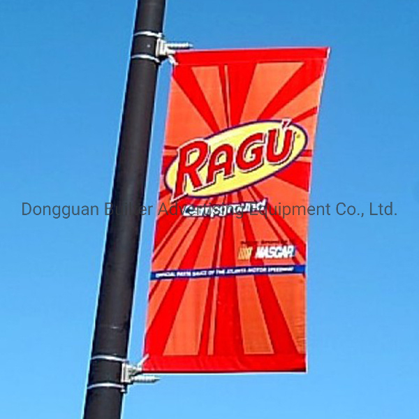 Metal Light Pole Banner Clamp Advertising Poster Holder