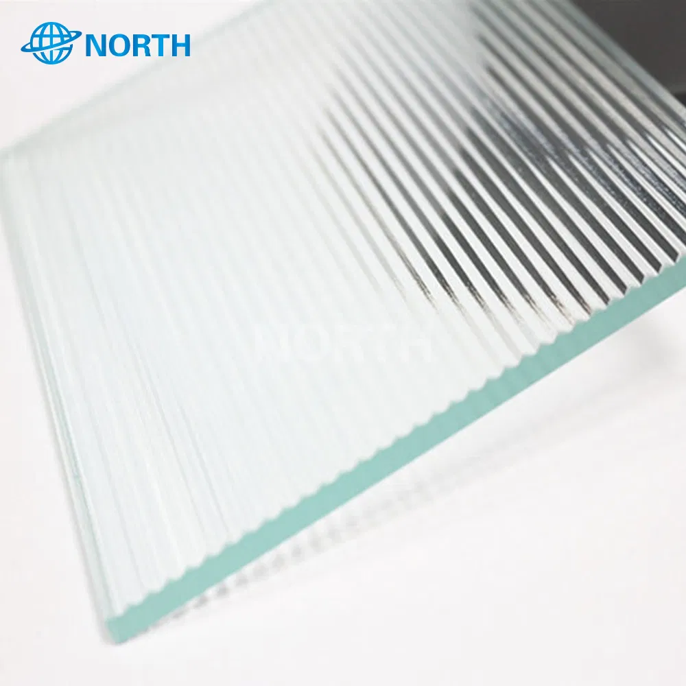5mm 5.5mm 6mm 8mm 10mm Low Iron 1/4 Inch Spectrum Reed Pattern Glass for Partition