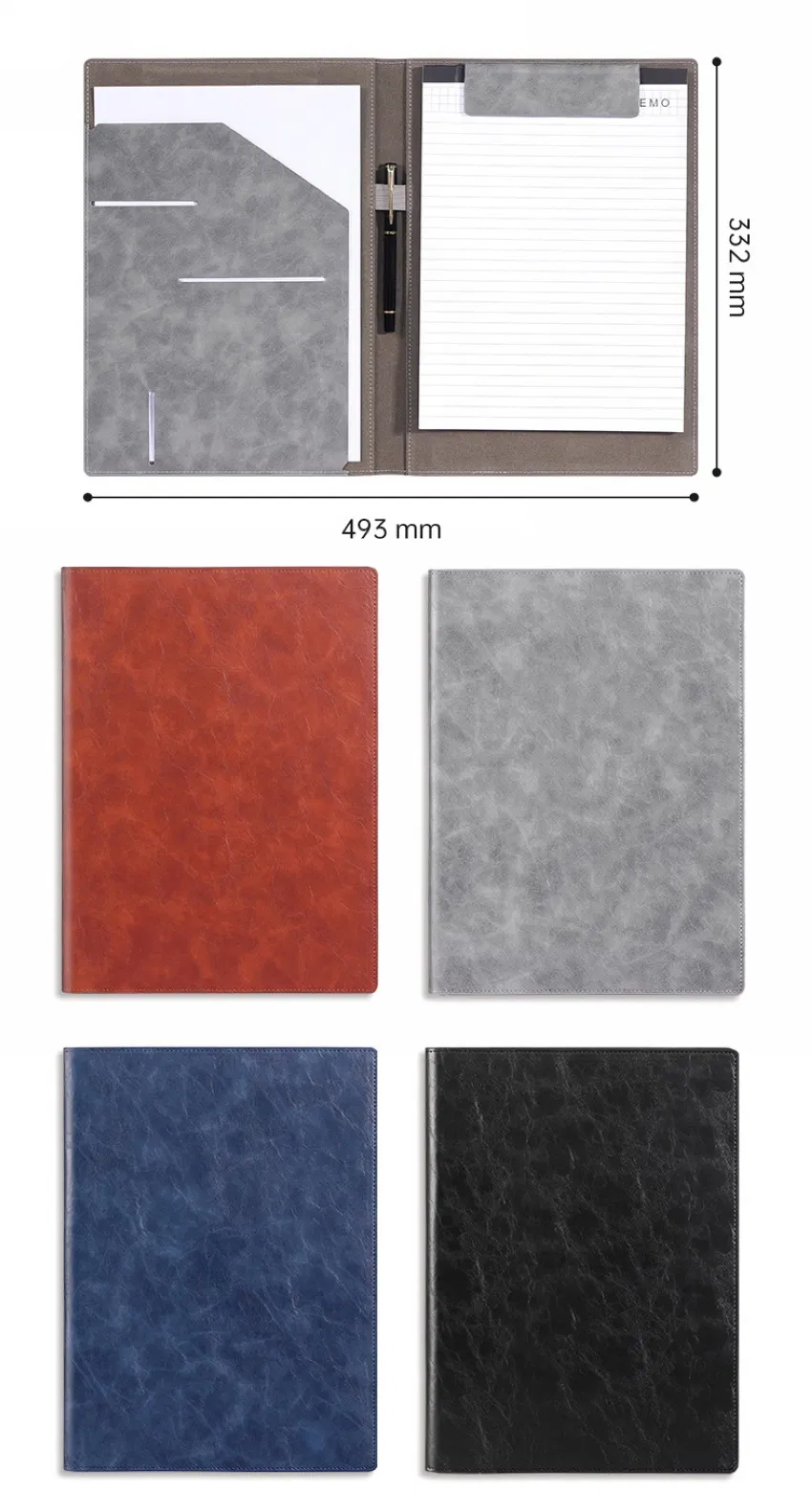 A4 Paper Custom Logo File Folders Binder for Interview
