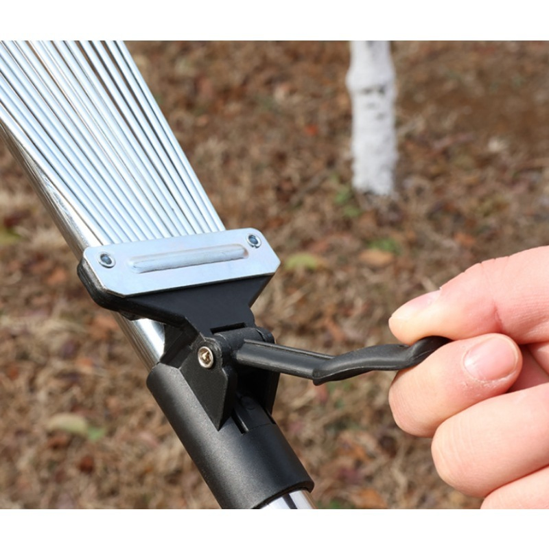 Wholesale Stainless Steel Hard Wearing Non-Slip Light Adjustable Garden Leaf Grass Rakes