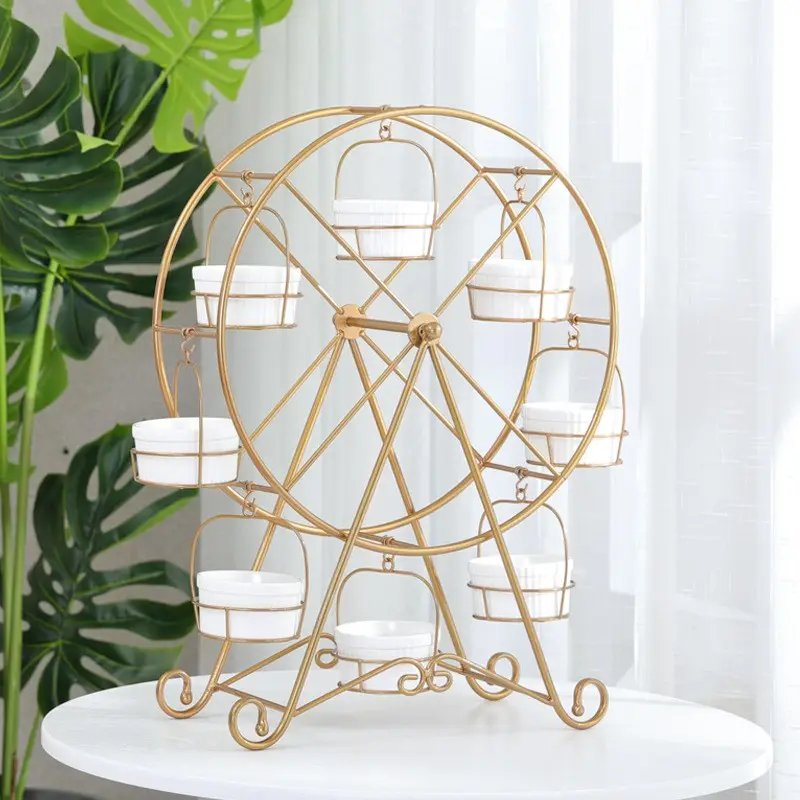 Cake Tray Dessert Shelf Ferris Wheel Dessert Table Ornaments Display Wedding Props