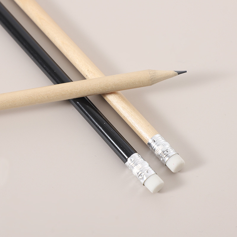 Wholesale Hotel Guestroom Customized Pencil Logo Brand Printed Wooden Pencil