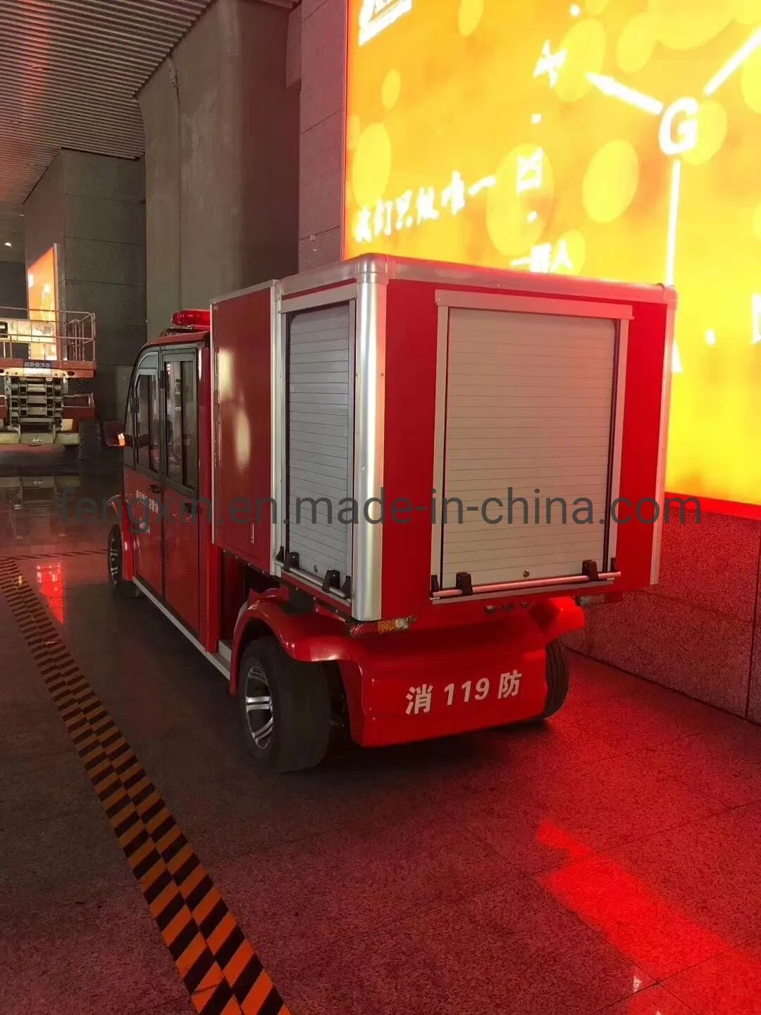 Security Aluminum Garage Roller Shutter Fire Truck Door