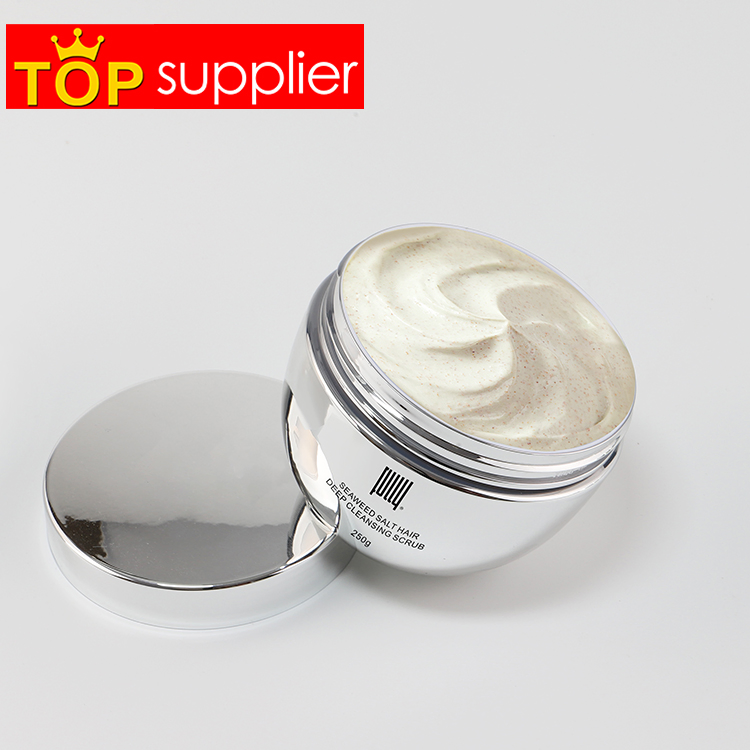 Private Labels Custom Good Quality Home Seaweed Salt Hair Deep Cleansing Scrub Hair Shampoo