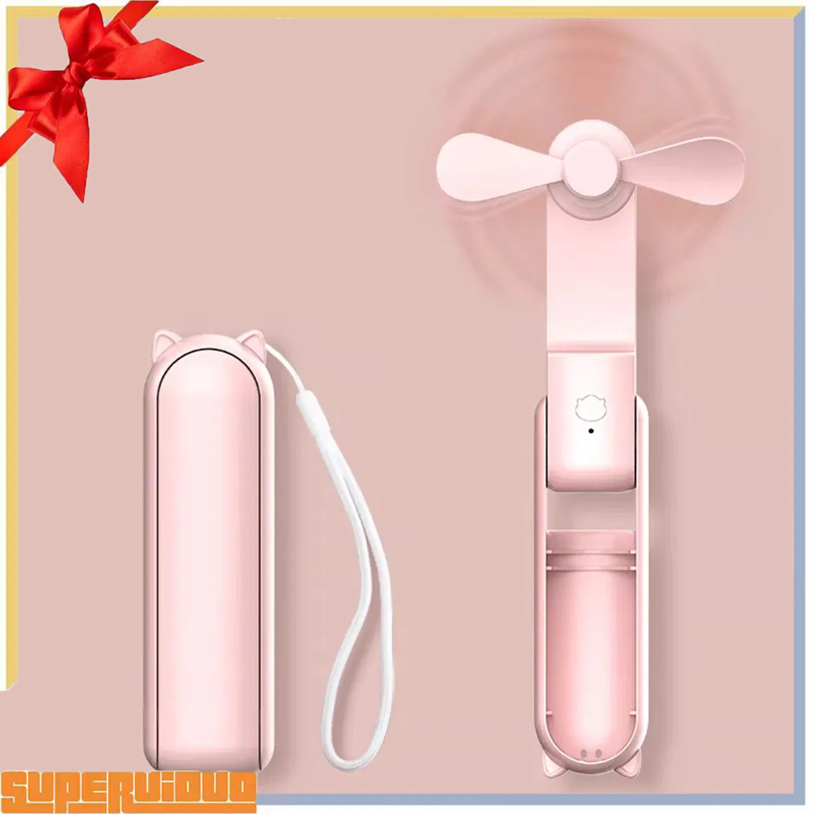 Foldable Mini Portable Fans USB Rechargeable Handheld Pocket Fan Electric Small Handy Battery Operated Factory Wholesale