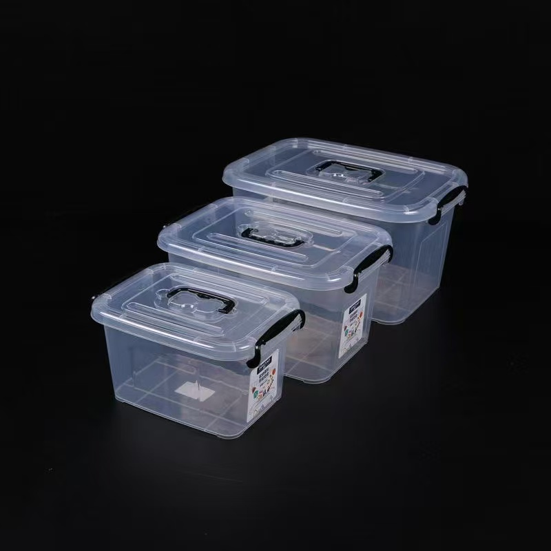 Wholesale Cake IP68 IP67 1500ml Waterproof Disposable Stackable Fruit Vegetable Packaging ABS Transparent Small File Cookie Clear Container Storage Plastic Box