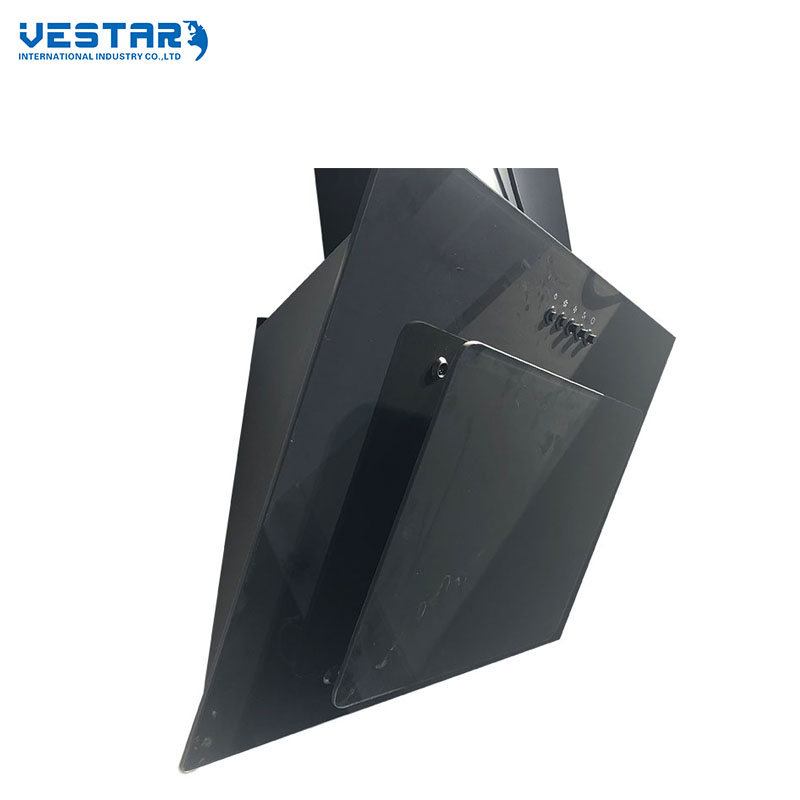 Wholesale Side Hood Kitchen Slant Range Hood with Carbon Filter LED Light
