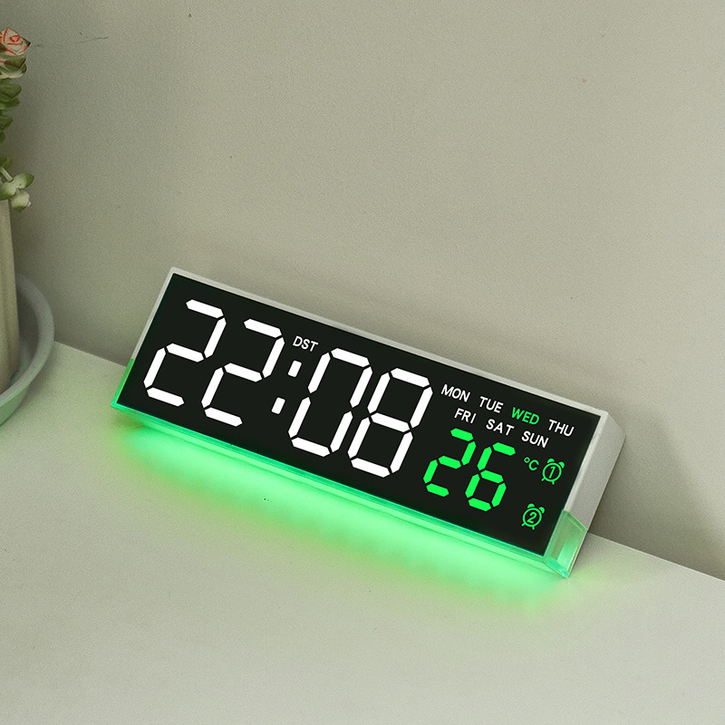 Multi-Functional LED Alarm Clock with Ambient Night Light