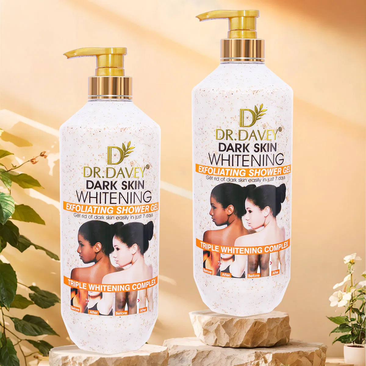 Dr. Davey 7-Day Glow Exfoliating Whitening Shower Gel