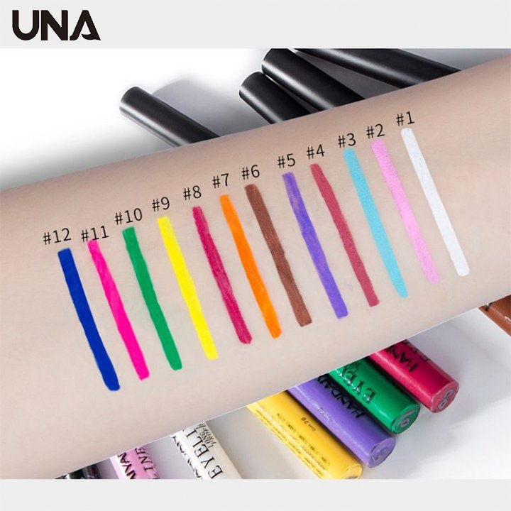Wholesale 42 Colors Waterproof Matte Liquid Eyeliner Pencil Custom Logo Long-Lasting Non-Blooming Colored Liquid Eyeliner Pen