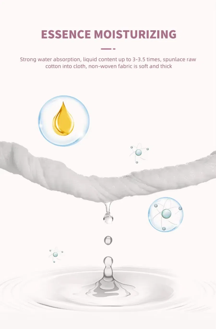 No-Woven Adult Wet Wipes Super Soft Cleaning Wipes in Bulk