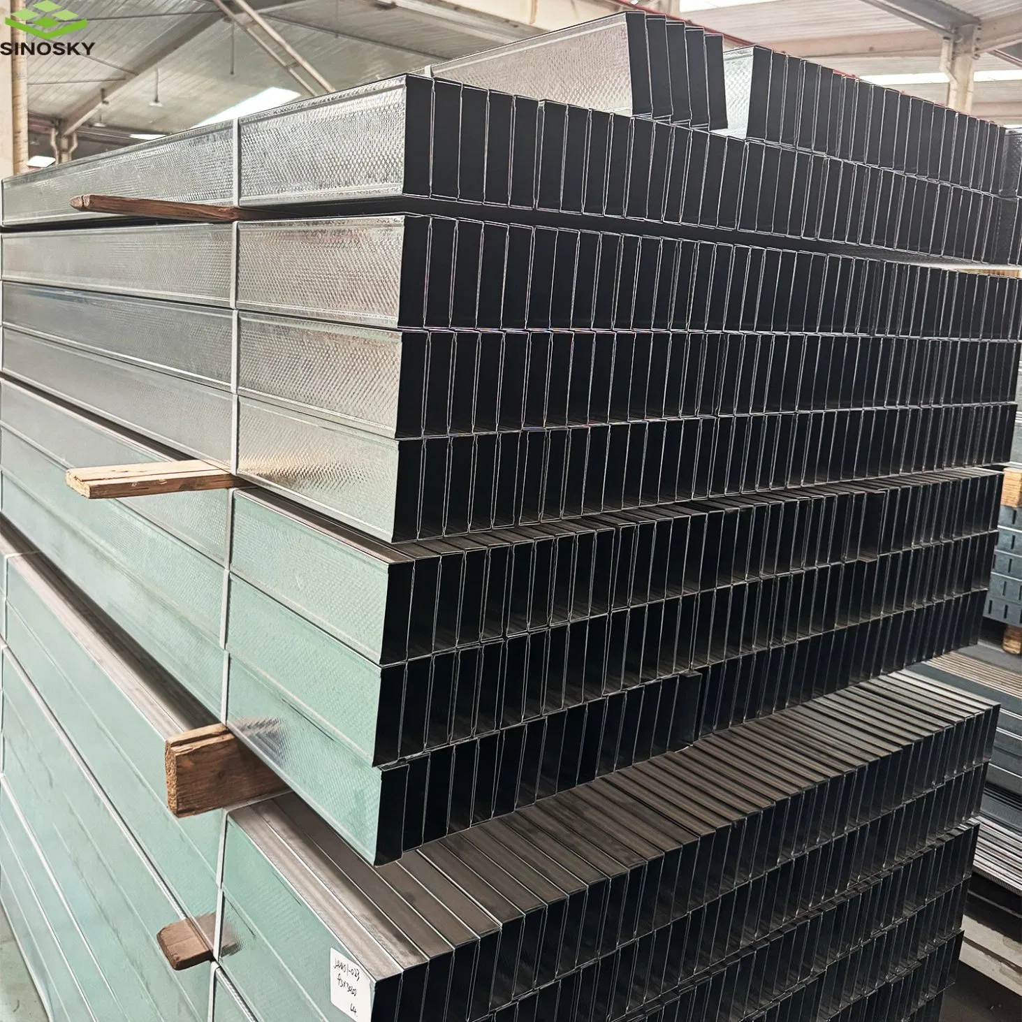Light Steel Keel Steel Structure Frame High Stability Metal Studs Profile Steel