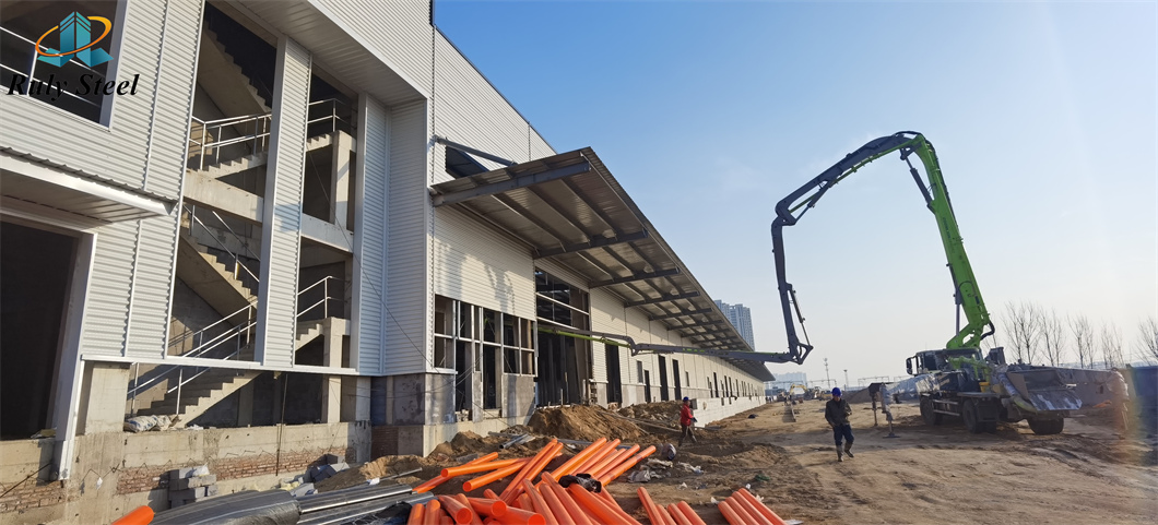 Steel Roof Structure, Steel Frame Cheap Industrial Prefabricated/Modular Metal Prefab Factory/Warehouse/Steel Building